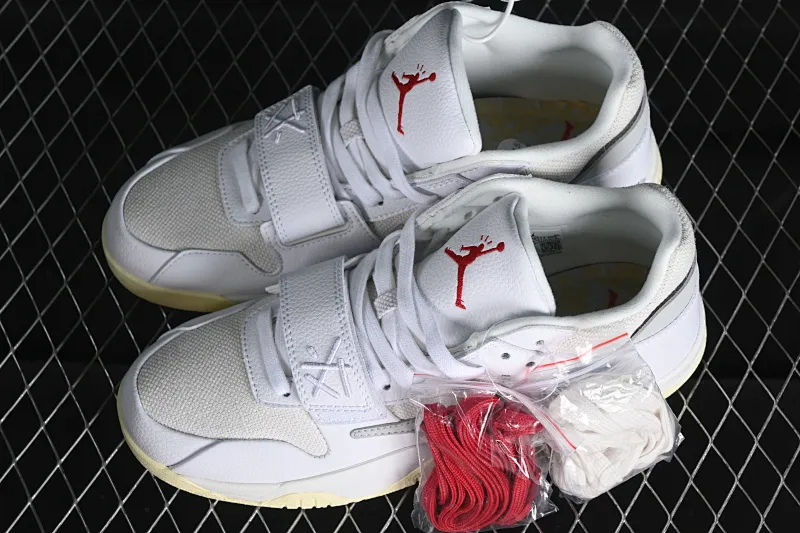 All categories Air Jordan Jordan series basketball shoes Air Jordan 1 Low F version Travis Scott x Jordan Cut The Check AJ1 Joe 1 hook and loop fashion basketball shoes FZ8117-003